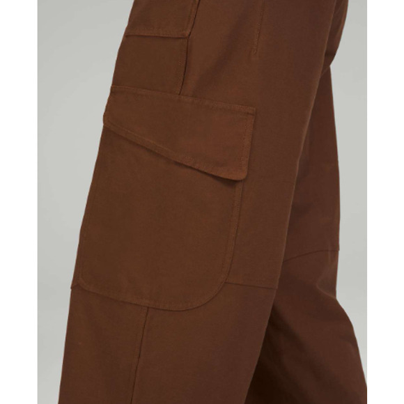 Lululemon Light Utilitech Cargo Pocket High Rise Crop Pants- 32 - Brown - NWT - Picture 5 of 8